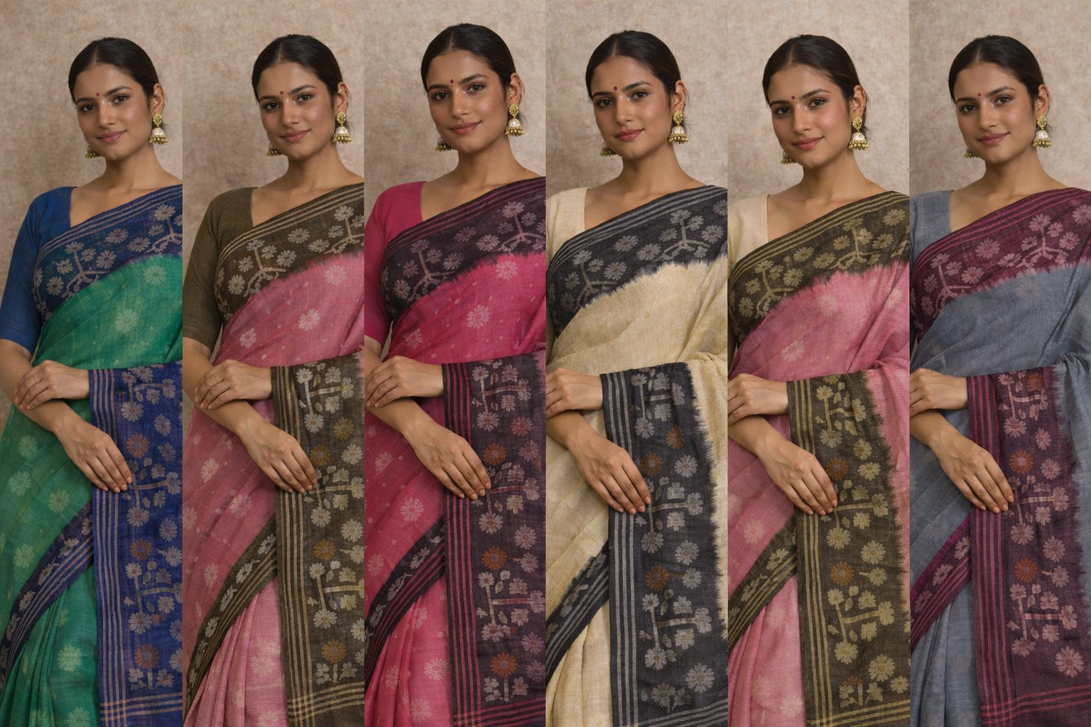 Pure Tussar Silk Sarees Image Banner for Arunique Fashions